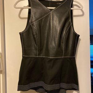Bcbgmaxazria peplum top.